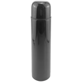 MagicHome rozsdamentes acél termosz – 1 liter, fekete