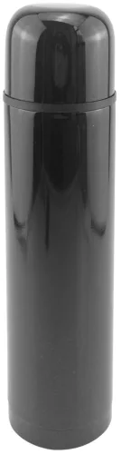 MagicHome rozsdamentes acél termosz – 1 liter, fekete