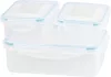 MagicHome szögletes ételtároló doboz készlet hőtartó táskával – 3 db, 1500 + 2 × 500 ml
