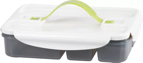 MagicHome szögletes, rekeszes ételhordó – 1000 ml