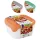Curver ételtároló doboz készlet – 3 × 800 ml, vegyes szín