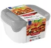 Curver ételtároló doboz készlet – 3 × 800 ml, vegyes szín