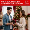 MagicHome Black Marble Line fazék üvegfedővel, 3 rétegű márványhatású tapadásmentes bevonattal – Ø 20 cm, 2200 ml