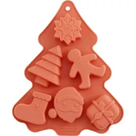   MagicHome 6 mintás szilikon sütőforma – 22,2 × 18,5 × 2,5 cm