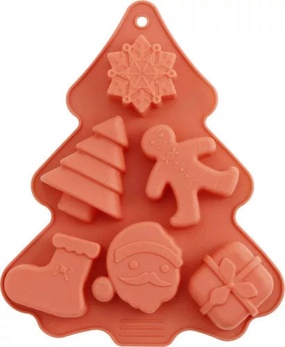 MagicHome 6 mintás szilikon sütőforma – 22,2 × 18,5 × 2,5 cm