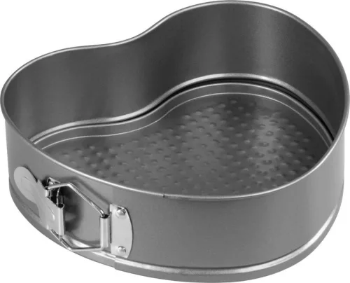 MagicHome szív alakú kapcsos tortaforma levehető aljjal – 21,5 × 21 × 6,5 cm
