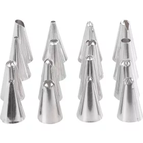   MagicHome rozsdamentes acél díszítőcső készlet habzsákhoz – 16 db