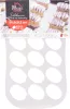 MagicHome szilikon sütőforma laskonka süteményhez – 15 részes, 34,5 × 21,5 cm