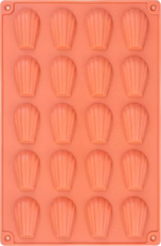 MagicHome szilikon sütőforma medvemancs süteményhez – 20 részes, 30 × 20 × 1,2 cm