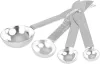 MagicHome rozsdamentes acél mérőkanál készlet – 4 db, 1,25–15 ml