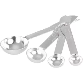   MagicHome rozsdamentes acél mérőkanál készlet – 4 db, 1,25–15 ml