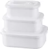 MagicHome MB41 téglalap alakú ételtároló doboz készlet – 3 db, 700/1300/2100 ml