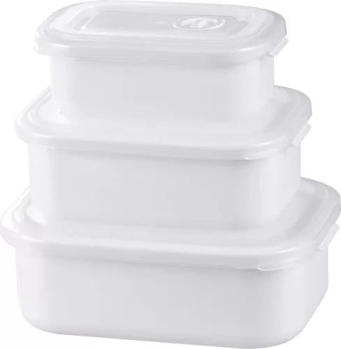 MagicHome MB41 téglalap alakú ételtároló doboz készlet – 3 db, 700/1300/2100 ml