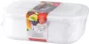 MagicHome MB41 téglalap alakú ételtároló doboz készlet – 3 db, 700/1300/2100 ml