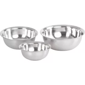   MagicHome rozsdamentes acél tálkészlet – 3 db, Ø 18/22/26 cm