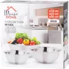 MagicHome rozsdamentes acél tálkészlet – 3 db, Ø 18/22/26 cm