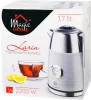 MagicHome Laria elektromos vízforraló hőmérővel – 1,7 liter, 1850–2200 W