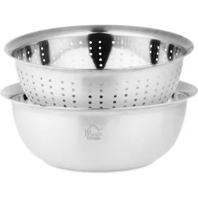   MagicHome rozsdamentes acél szűrőtál gyűjtőtállal – Ø 26,5 cm