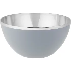   MagicHome rozsdamentes acél tál PP külső borítással – Ø 22 cm, szürke