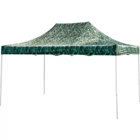   FESTIVAL 45 Sátor 3x4.5 m, terepmintás, profi, UV-álló ponyva, oldalfal nélkül