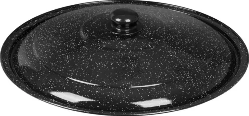 MagicHome zománcozott fedő 12 literes bográcshoz – Ø 39 cm, fekete