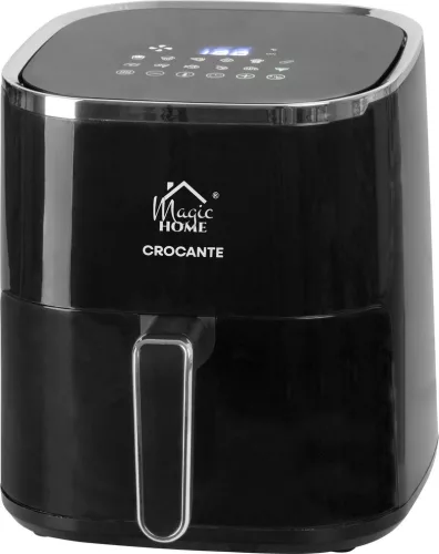 MagicHome Crocante forrólevegős sütő – 5 liter, 1450 W, 12 program