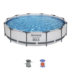   Bestway Steel Pro MAX 56416 Medence papírszűrős szűrés, 366x76 cm