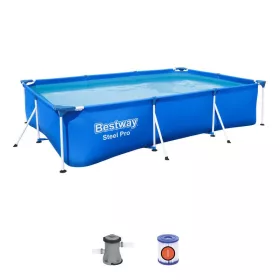   Bestway Steel Pro 56411 Medence papírszűrős szűrés, 300x201x66 cm