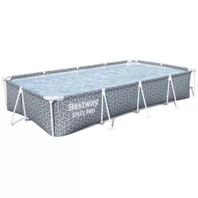   Medence Bestway Steel Pro Set 561FV, 3.66m x 2.01m x 66cm, szivattyú, szűrőbetét, javítófolt