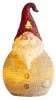 MagicHome, Karácsonyi figura, Mikulás, LED, polirezin, 3xAAA, 28,5 cm