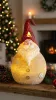 MagicHome, Karácsonyi figura, Mikulás, LED, polirezin, 3xAAA, 28,5 cm