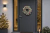 Koszorú MagicHome Vianoce, karácsonyi, bogyókkal, havas, 16 cm