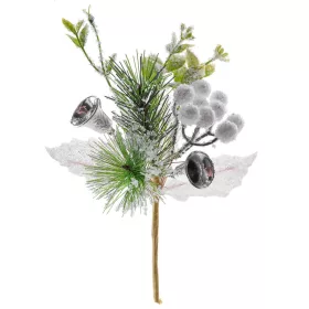 MagicHome, Karácsonyi ág, csengővel, 18 cm