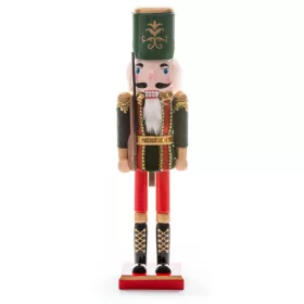   MagicHome, Karácsonyi figura, 38cm, Diótörő sapkával, fa