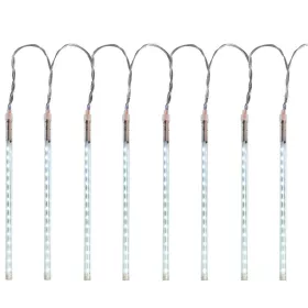   MagicHome, Karácsonyi füzér, 240 hideg fehér LED, 8 jégcsap, vízesés effektus, 230 V, 50 Hz