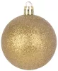 MagicHome, Karácsonyi Gömbök, 20 db, 6 cm, arany