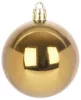 MagicHome, Karácsonyi Gömbök, 20 db, 6 cm, arany