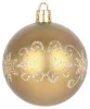 MagicHome, Karácsonyi Gömbök, 20 db, 6 cm, arany