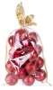 MagicHome, Karácsonyi Gömbök, 20 db, 6 cm, piros