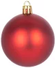MagicHome, Karácsonyi Gömbök, 20 db, 6 cm, piros