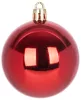 MagicHome, Karácsonyi Gömbök, 20 db, 6 cm, piros