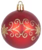 MagicHome, Karácsonyi Gömbök, 20 db, 6 cm, piros