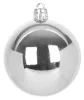 MagicHome, Karácsonyi Gömbök, 20 db, 6 cm, ezüst