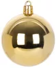 MagicHome, Karácsonyi gömbkészlet, 21 db, 6 cm, arany, csúcs