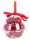 MagicHome, Karácsonyi gömbök, 12 db, 3 cm, piros