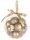 MagicHome, Karácsonyi gömbök, 12 db, 3 cm, arany