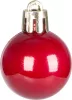 MagicHome, Karácsonyi Gömbök, 24 db, készlet, piros, 3 cm