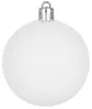 MagicHome, Karácsonyi Gömbök, 10 db, fehér, 6 cm
