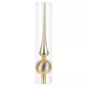 MagicHome, Karácsonyfa csúcsdísz, arany, 1 db, 28 cm