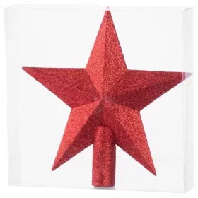 MagicHome, Karácsonyi dísz csillag, piros, 1 db, 20 cm